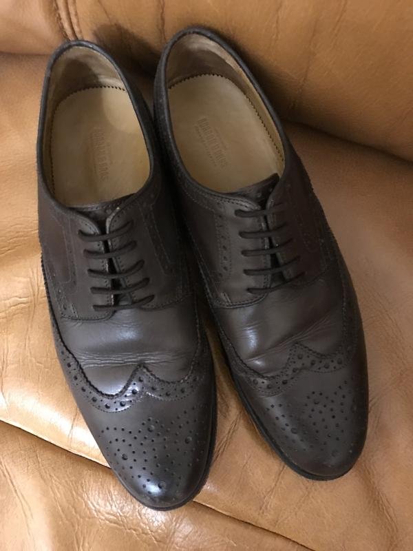 Herren Ballin Absätze Braun Leder 41