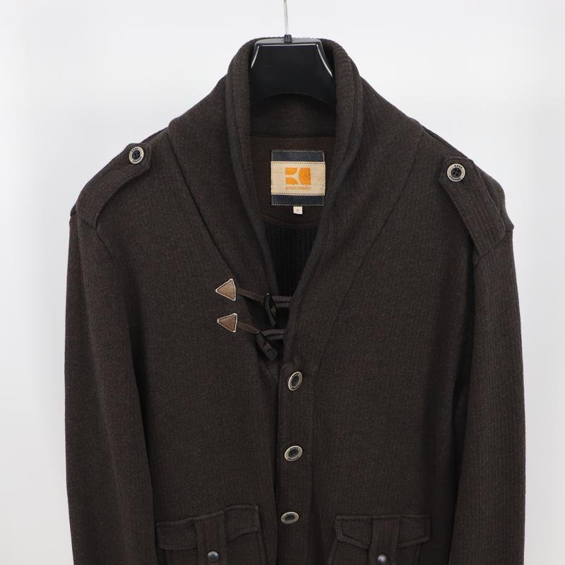 Мужской Hugo Boss Свитер Коричневый Хлопок 38 / M