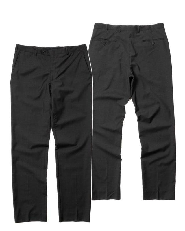 Homme Valentino Pantalons Noir Laine 31 / M / 44
