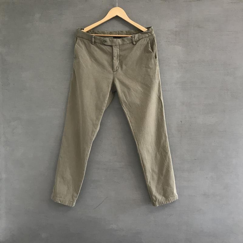 Herren Boggi Milano Jeans Khaki Baumwolle 38 / XL