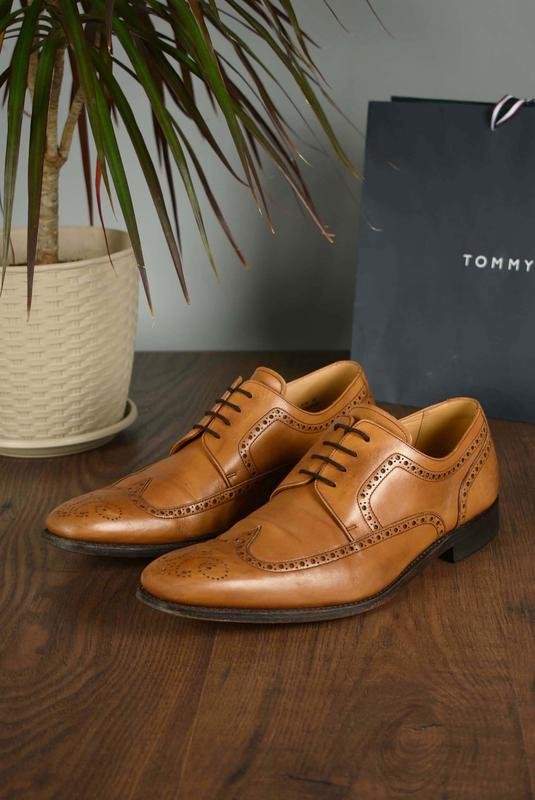 Homme Barker Chaussures à Talons Marron Cuir 43