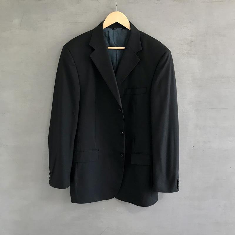 Мужской Burberry Пиджак Тёмно-синий Шерсть 50