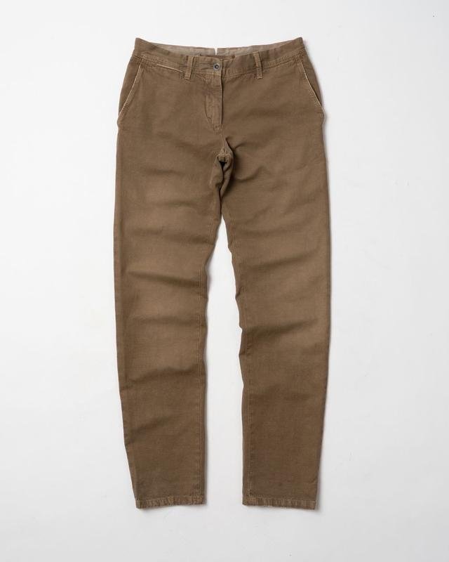 Женские Incotex Брюки Коричневый Хлопок 36 / S /