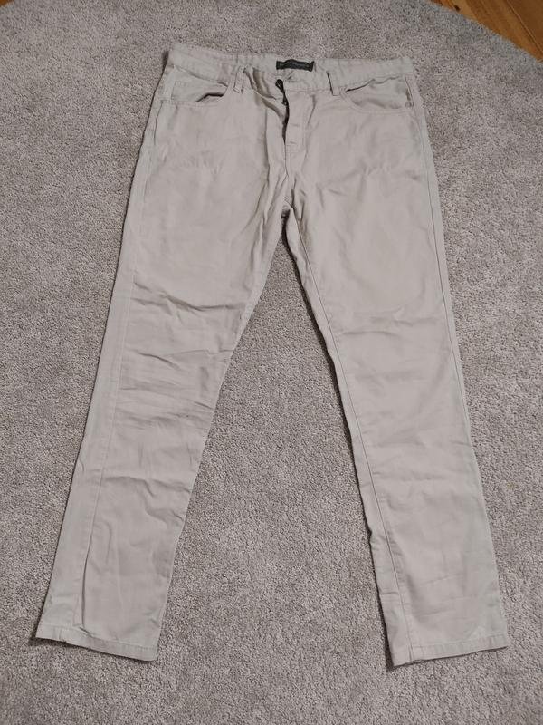 Homme French Connection Pantalon Argent 32 / M /