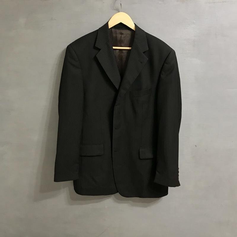 Herren Balmain Sakko Schwarz Wolle 42 / XL / 50