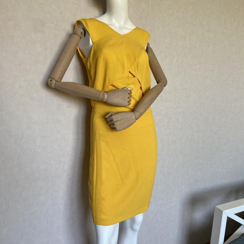 Femme Sandro Paris Robe Or 36 / S / 44