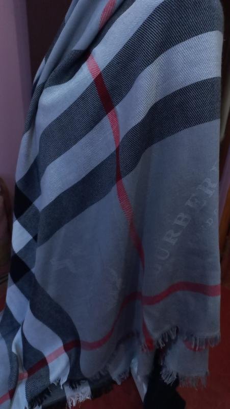 Donna Burberry Sciarpa Grigia Taglia Unica