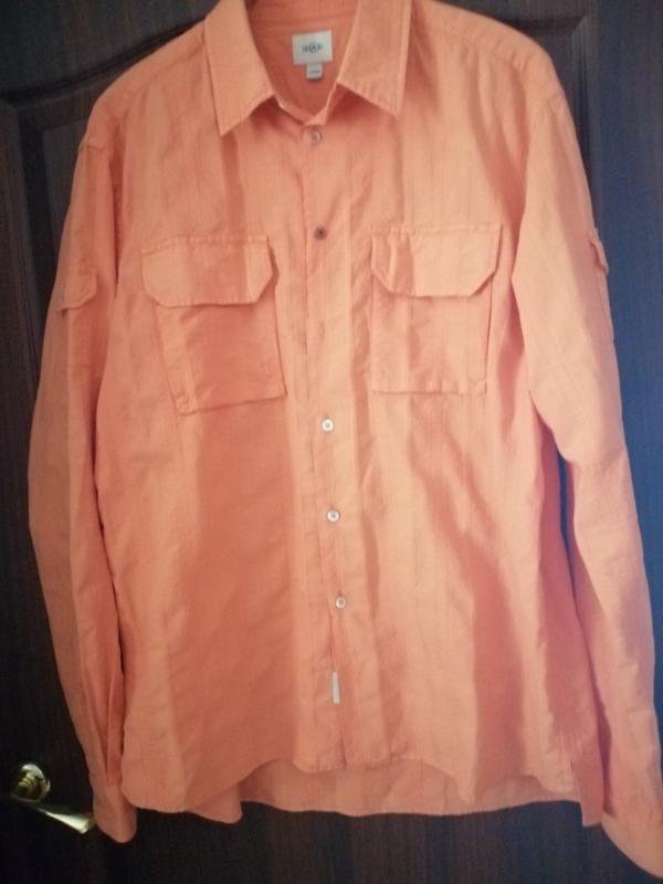 Мужской Cerruti 1881 Рубашка Оранжевый Хлопок 42 /