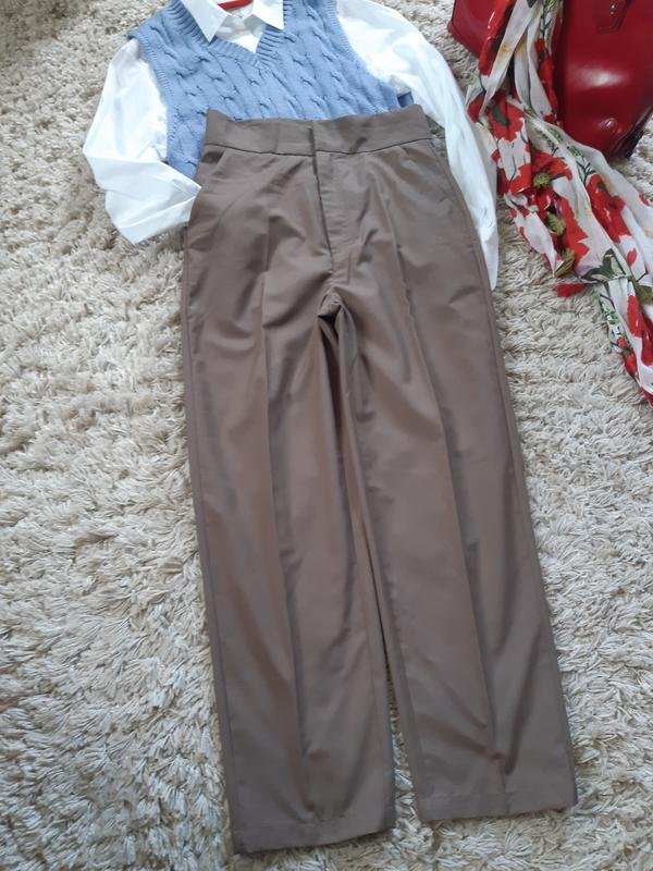 Women AMI Trousers Khaki 34 / XS / 42