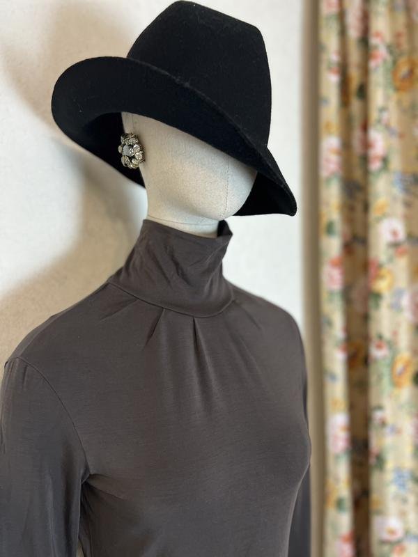 Women Cerruti Turtleneck Brown 36 / S / 44