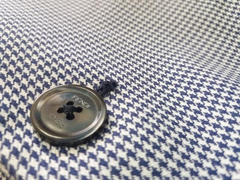 Homme Fendi Blazer Blanc 40 /L / 48