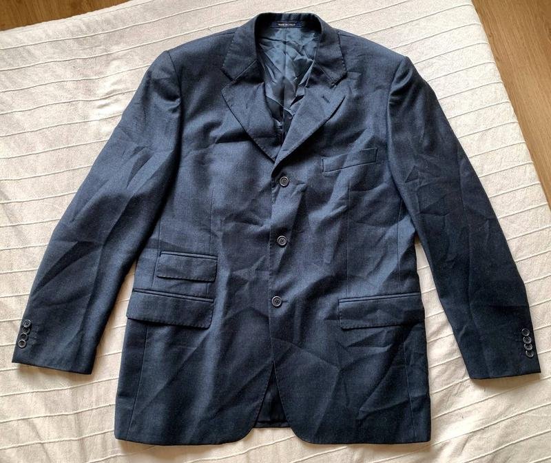 Homme Massimo Blazer Noir Laine 42 / XL / 50