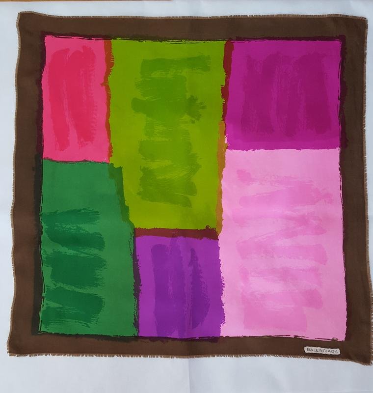 Women Balenciaga Scarf Pink One size