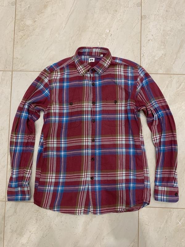 Мужской Uniqlo Рубашка Разноцветный 38 / M / 46