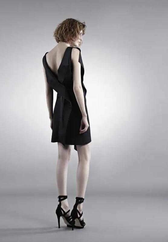 Damen Neill Barrett Kleid Schwarz Baumwolle 36 / S