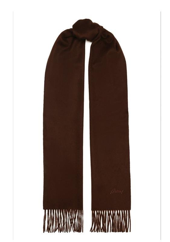Herren Brioni Schal Braun Kaschmir