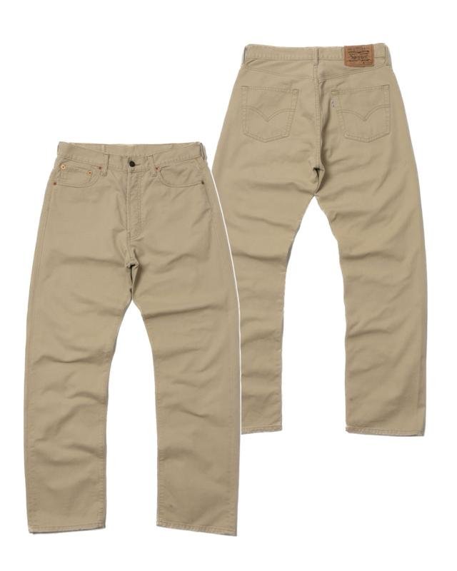 Мужские Levi's Брюки Бежевый Хлопок 32 / M / 46