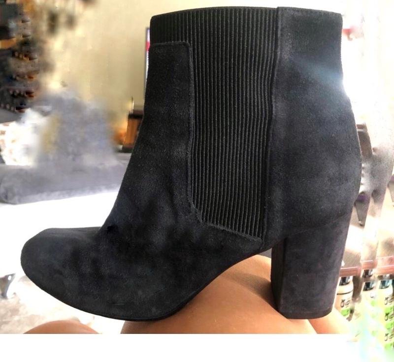 Женские Dries Van Noten Ботильоны Тёмно-синий