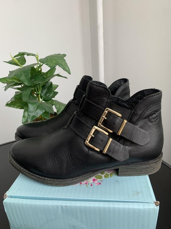 Женские Bugatti Сапоги Чёрный Кожа 37