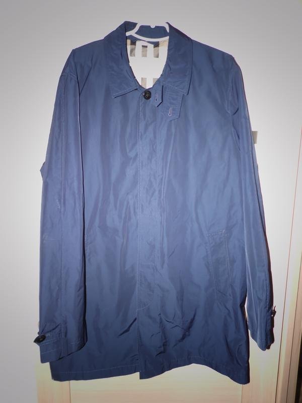 Uomo Burberry Trench Blu Navy 46 / 3XL / 54
