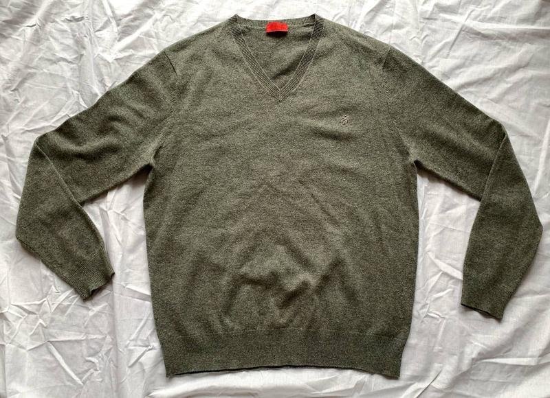 Мужской Pringle of Scotland Свитер Серый Кашемир