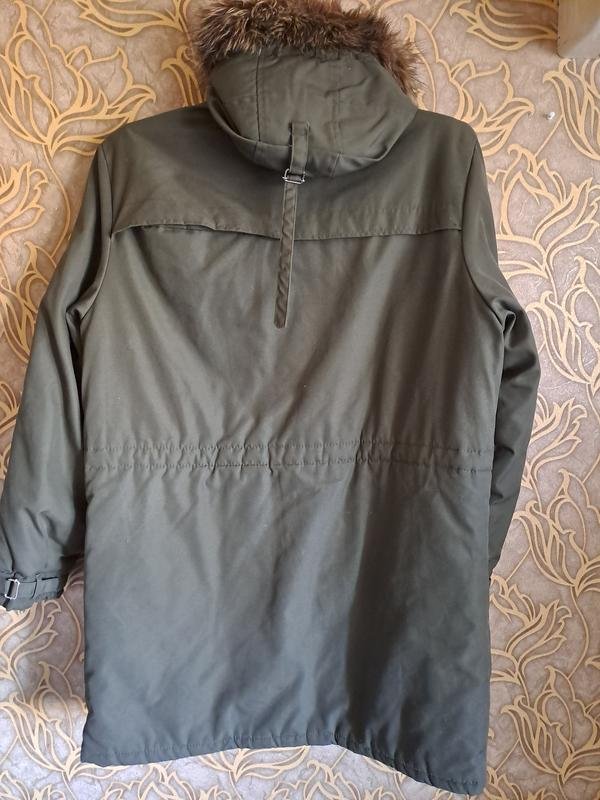 Men Djingis Khan Parka Khaki Combined Cotton 50