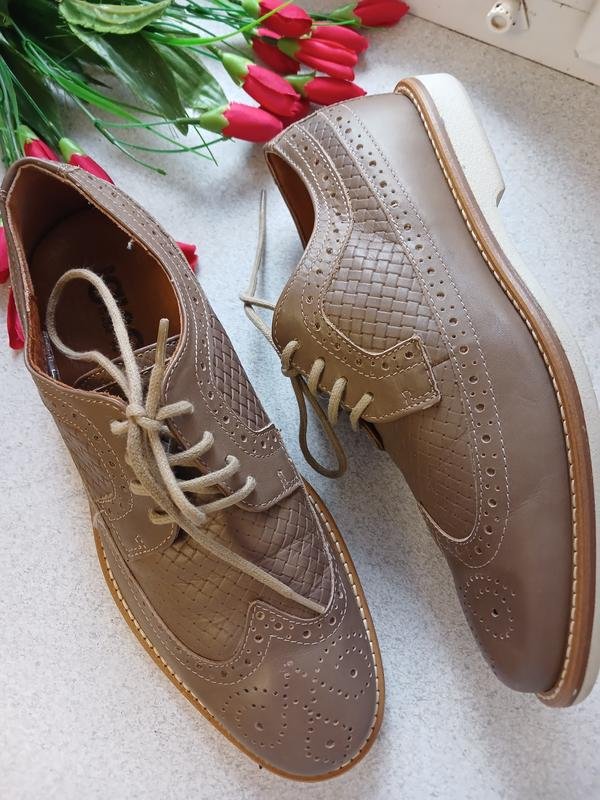 Femme Ballin Oxford Beige Cuir 39