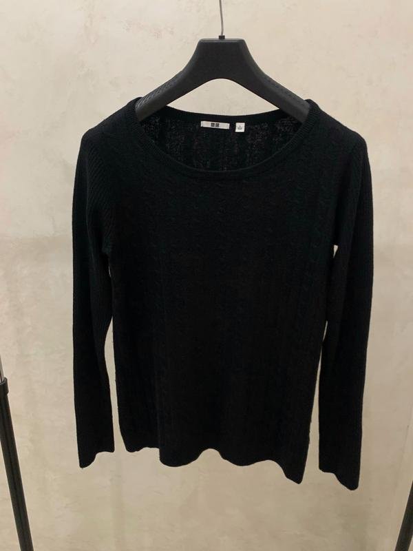 Женский Uniqlo Джемпер Чёрный 40 / L / 48