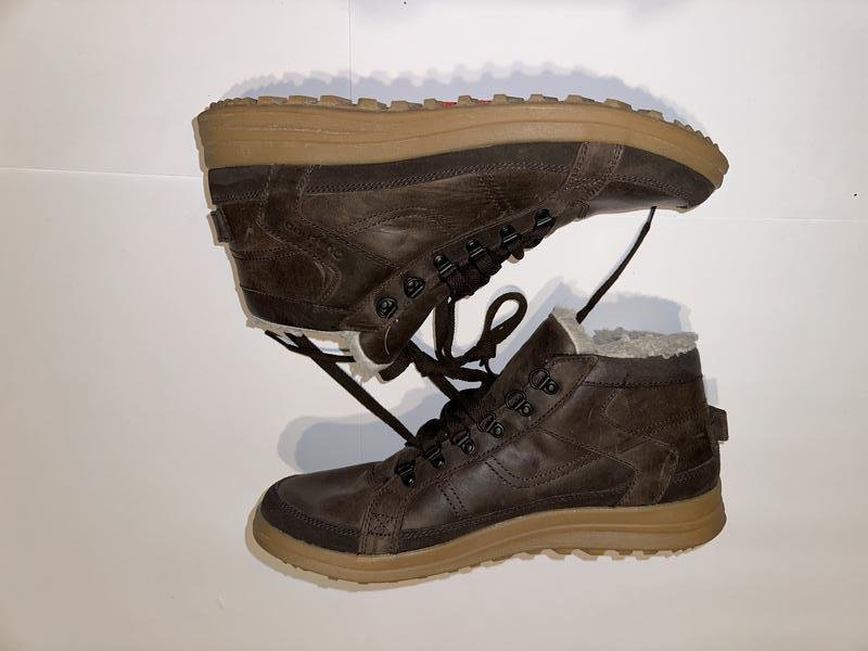 Herren Quechua Stiefel Braun Leder 42