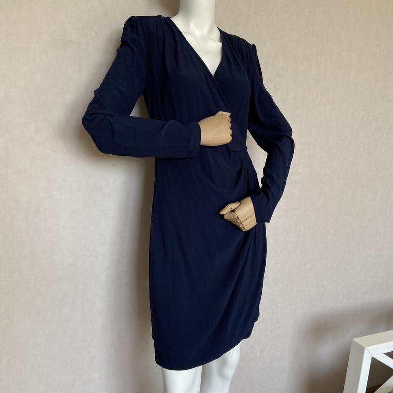 Donna Maje Abito Blu Navy Viscosa 38 / M / 46