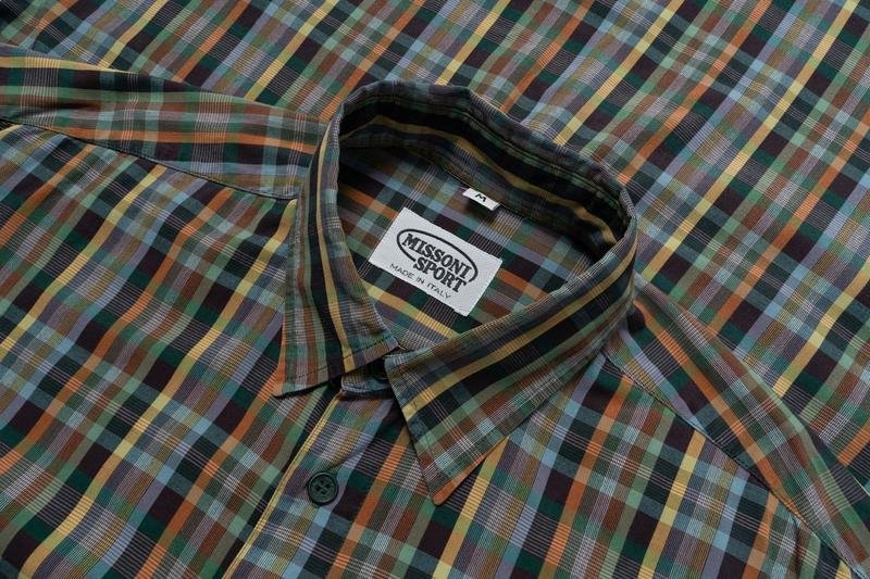 Men Missoni Shirt Multicolor Cotton 38 / M / 46