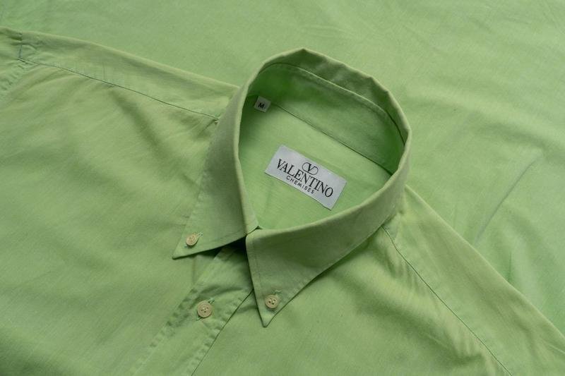 Homme Valentino Chemise Verte 38 / M / 46