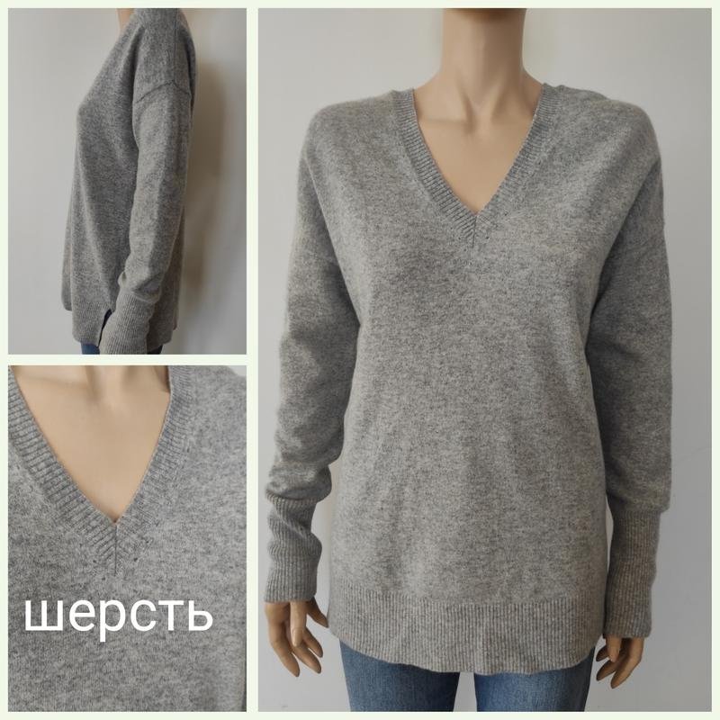 Women Ted Baker Sweater Grey Wool 38 / M / 46