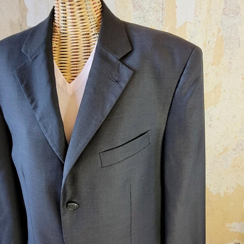 Uomo Cerruti Blazer Grigio Lana 36 / S / 44