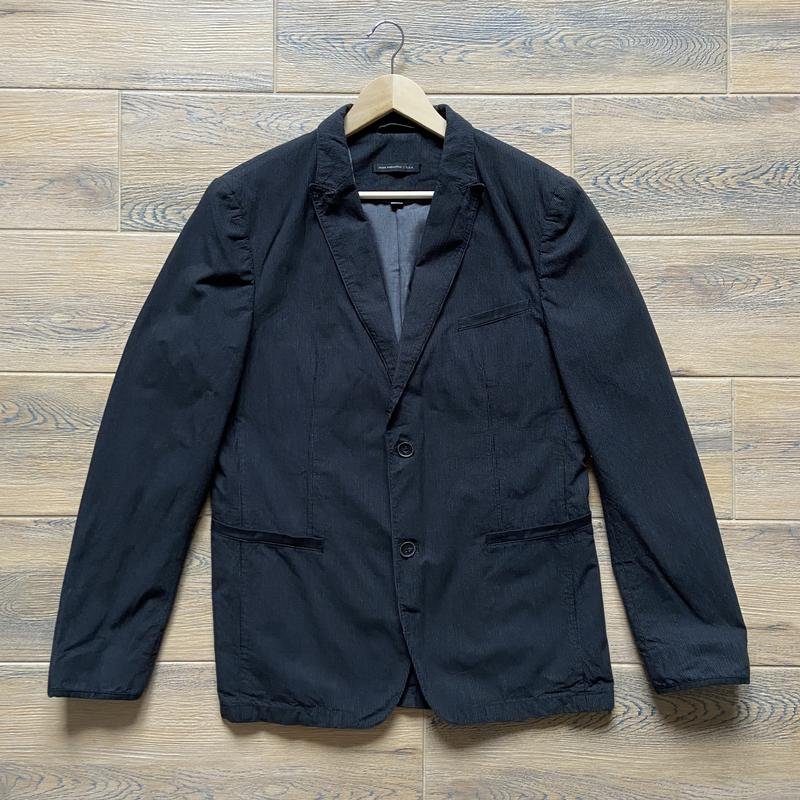 Men John Varvatos Blazer Grey Cotton 38 / M / 46