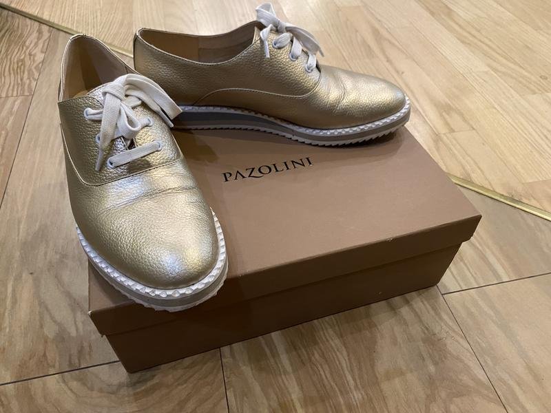 Women Carlo Pazolini Oxford Gold Leather 36.5