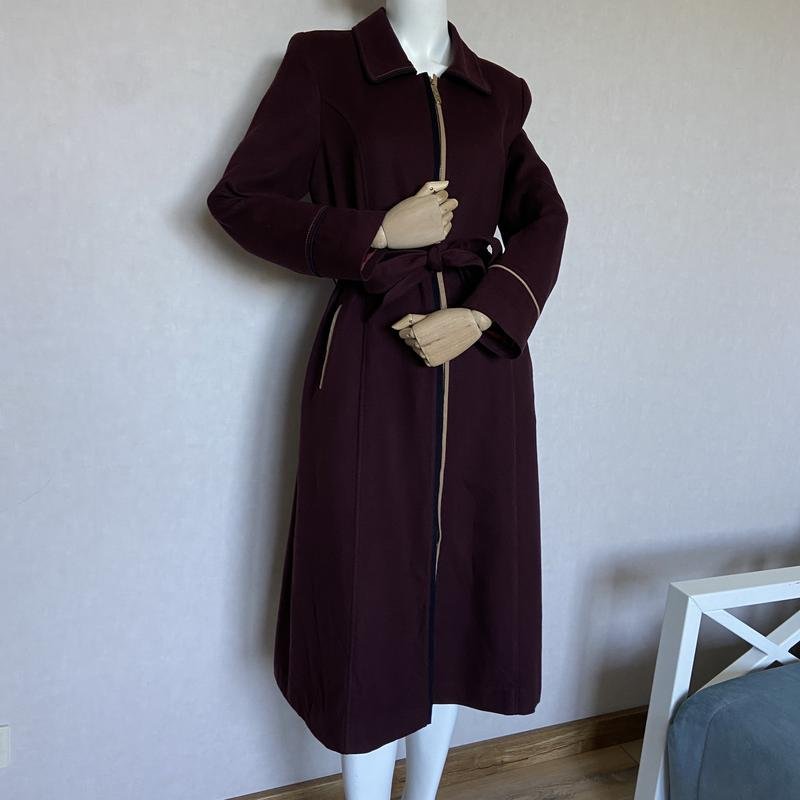 Women Pierre Cardin Coat Burgundy 38 / M / 46