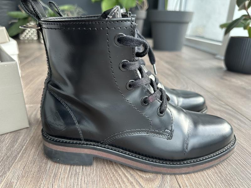 Donna Gant Stivali Neri Pelle 37