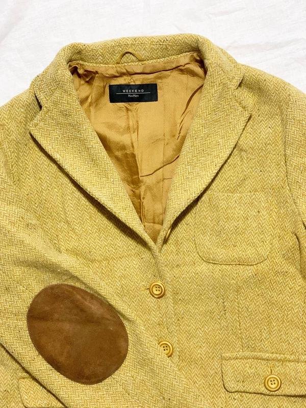 Femme Max Mara Blazer Or Laine 38 / M / 46