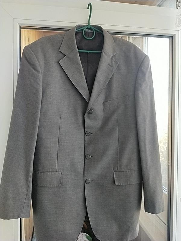 Homme Giorgio Armani Blazer Gris Coton 42 / XL /