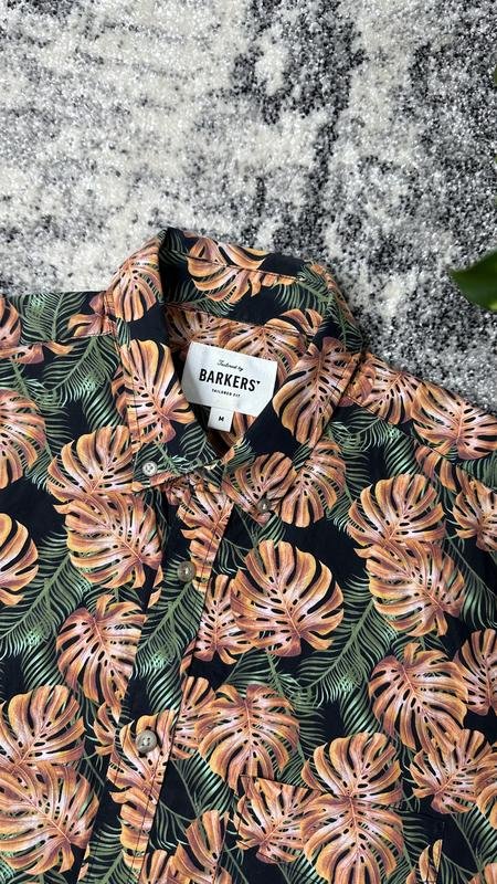 Homme Barker Chemise Corail 38 / M / 46