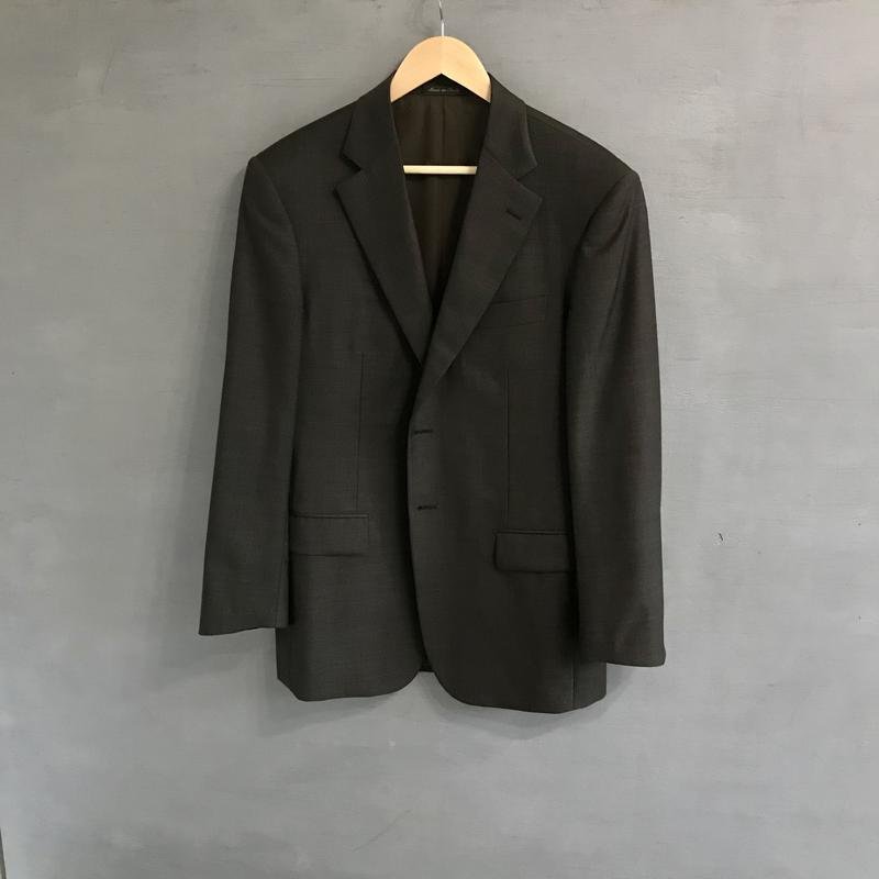 Herren Pal Zileri Sakko Braun Wolle 40 /L / 48