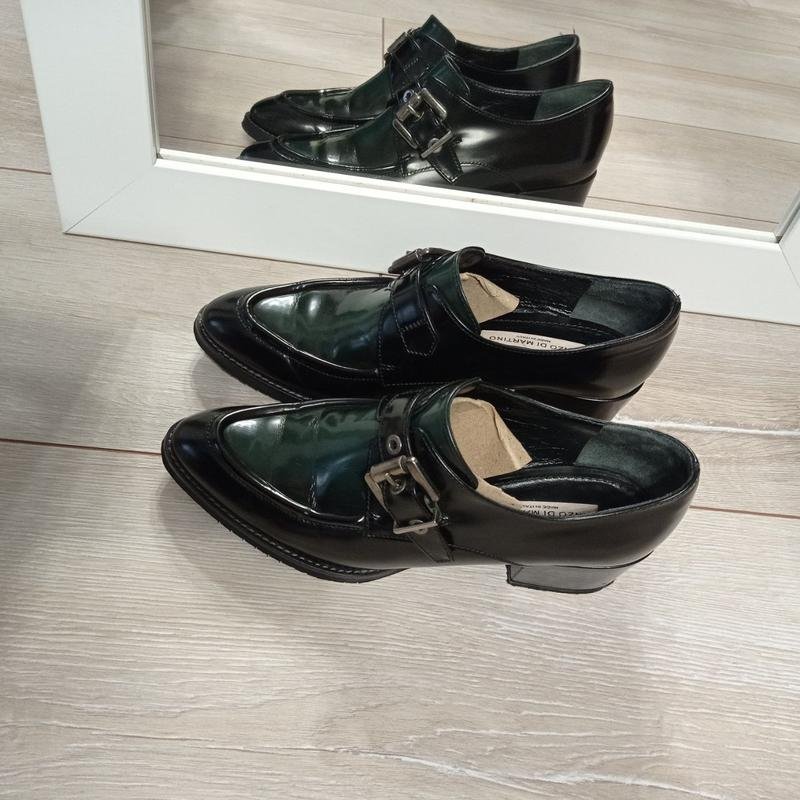 Femme Enzo di Martino Oxford Noir Cuir 37