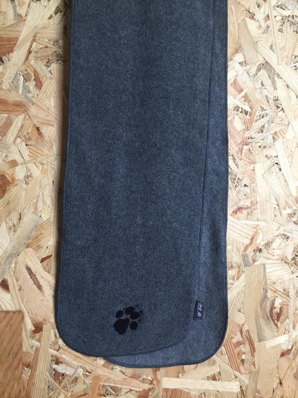 Homme Jack Wolfskin Écharpe Grise Taille Unique