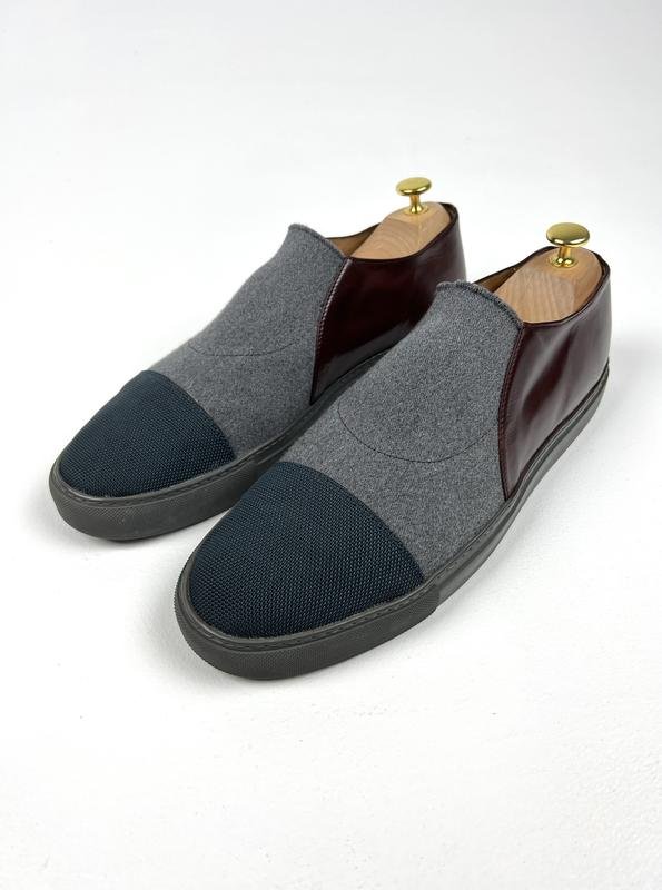 Men Dries Van Noten Slip-ons Multicolor Leather 45