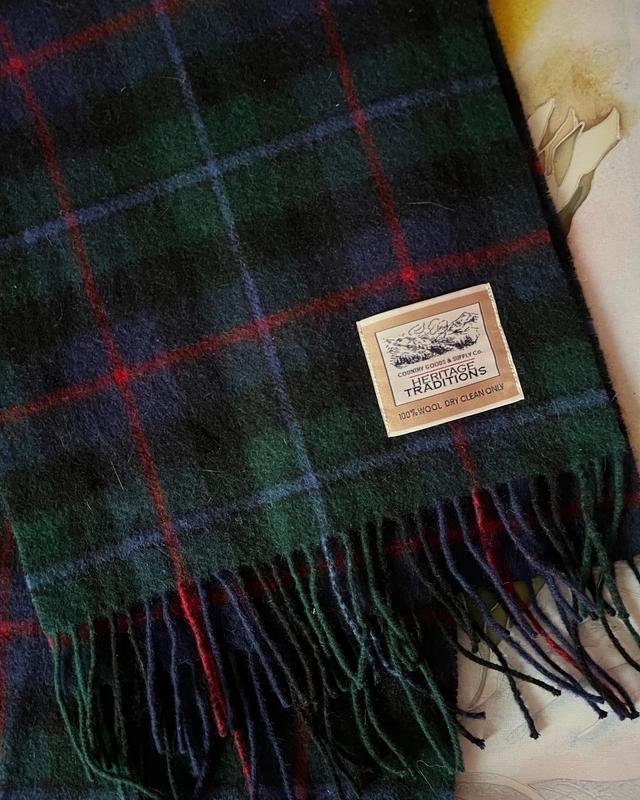 Women Heritage Traditions Scarf Multicolor Wool