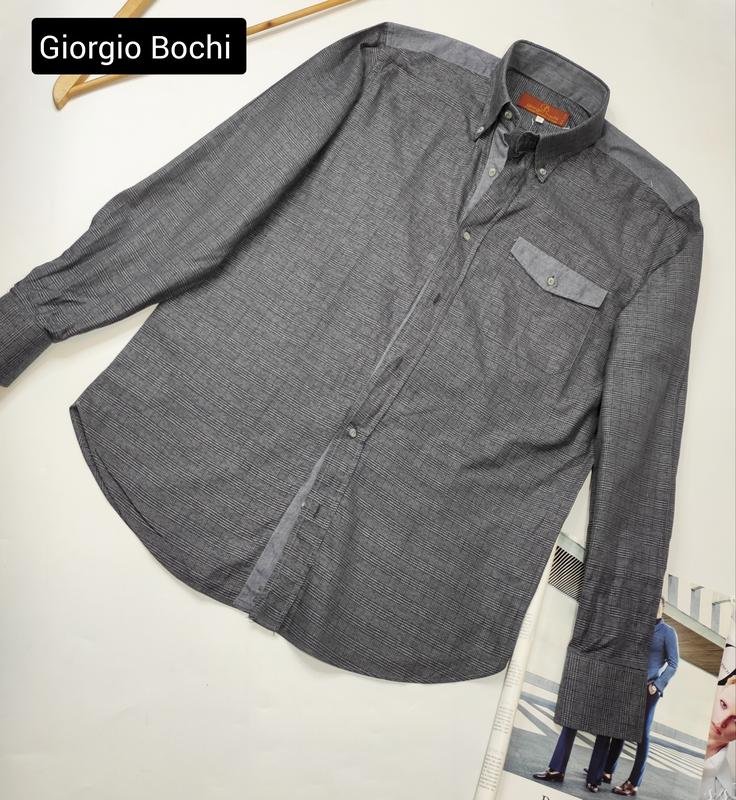 Herren Ballin Hemd Grau Baumwolle 38 / M / 46