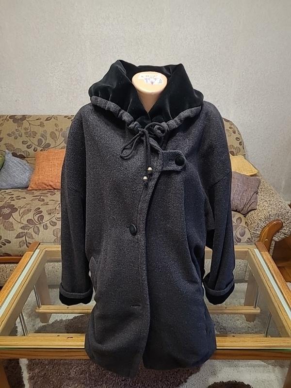 Donna Burberry Cappotto Nero Velluto XL