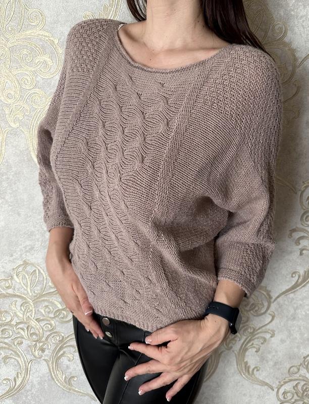 Женский Carina Ricci Свитер Розовый Акрил 36 / S /