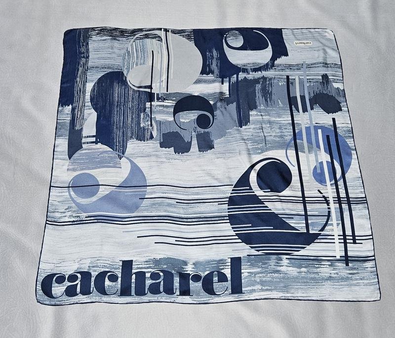 Damen Cacharel Schal Blau Einheitsgröße